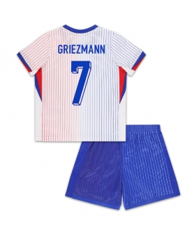 Francia Antoine Griezmann #7 Maglia Gara Trasferta Repliche Europei 2024 Bambino